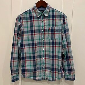 Men’s LS button up custom fit casual shirt